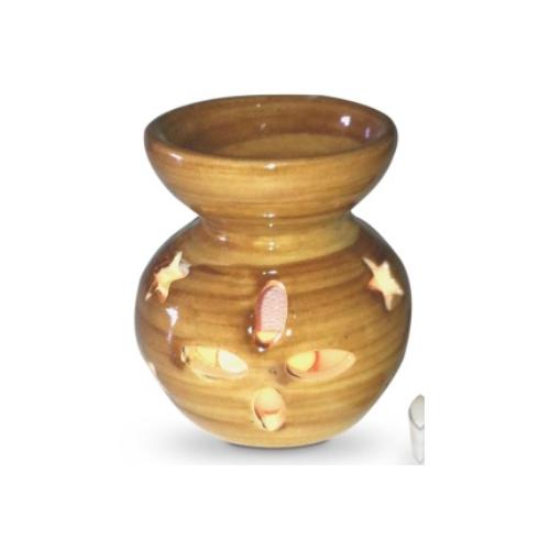 Pure Source 5 Inch Ceramic Burning Lamp From Tealight Candle, Puchai Burner